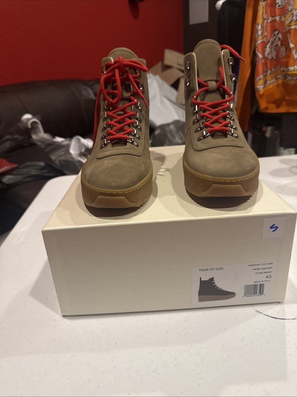 Fear of God Nubuck Hiking Sneakers Size 43 (10 Men’s)